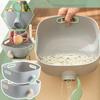 Multi-Functional Draining Basket, Vegetable Washing Basin, Rice Washing Bowl, Large Capacity Non Slip Fruit Washing Basket For Kitchen