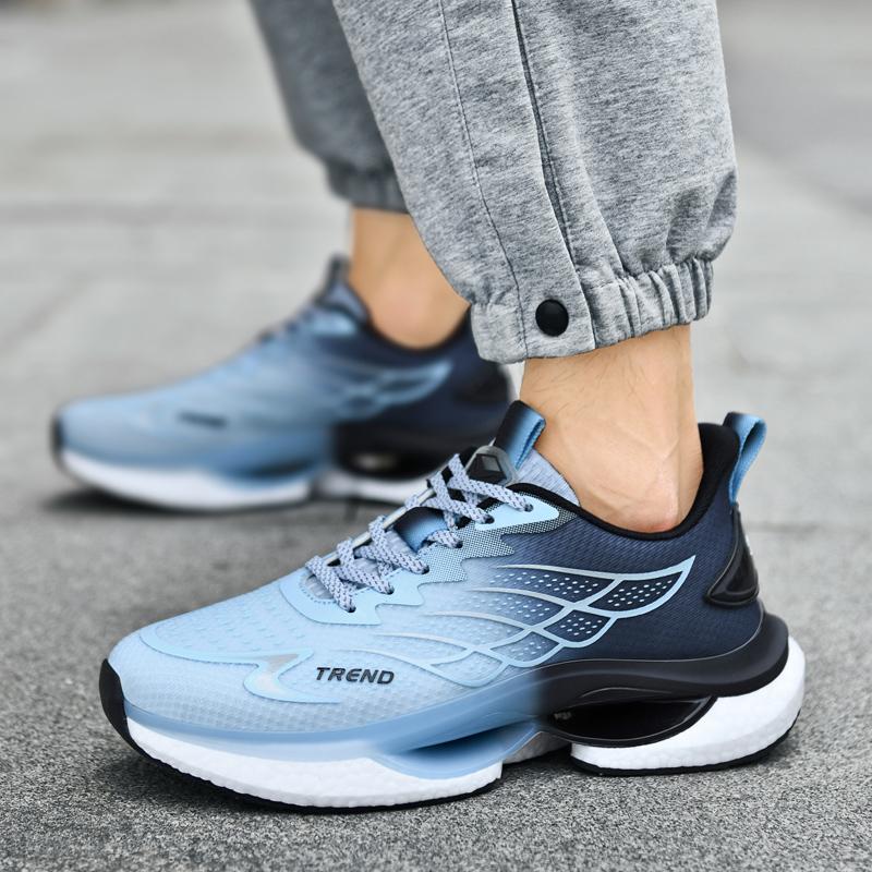 2025 Модные мужские повседневные кроссовки Амортизирующий комфорт Дышащие Легкие для бега Тренажерного зала и Летней повседневной носки Спортивная обувь