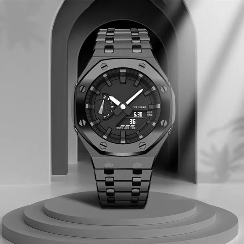 Комплект ремешка из нержавеющей стали 316L Для Casio G-SHOCK farm oak GA2100/GA2110 GA-2100 GA-B2100 металлический корпус ремешок мужской браслет