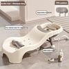 Foldable Baby Hair Washing Chair Portable Kids Shampoo Bath Bed Children Head Washing Recliner Home Bathing Tool