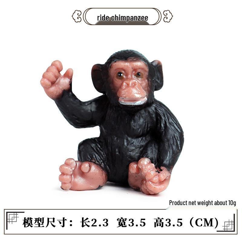 Large Red Orangutan Monkey Model - Cognitive Children's Zoo Gift