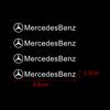 KKYOL1 4Pcs PVC Car Door Handle Stickers Body Waterproof Sticker For Mercedes benz Amg X156 W204 W205 W203 W211 W212 W169 GLC CLK CLA