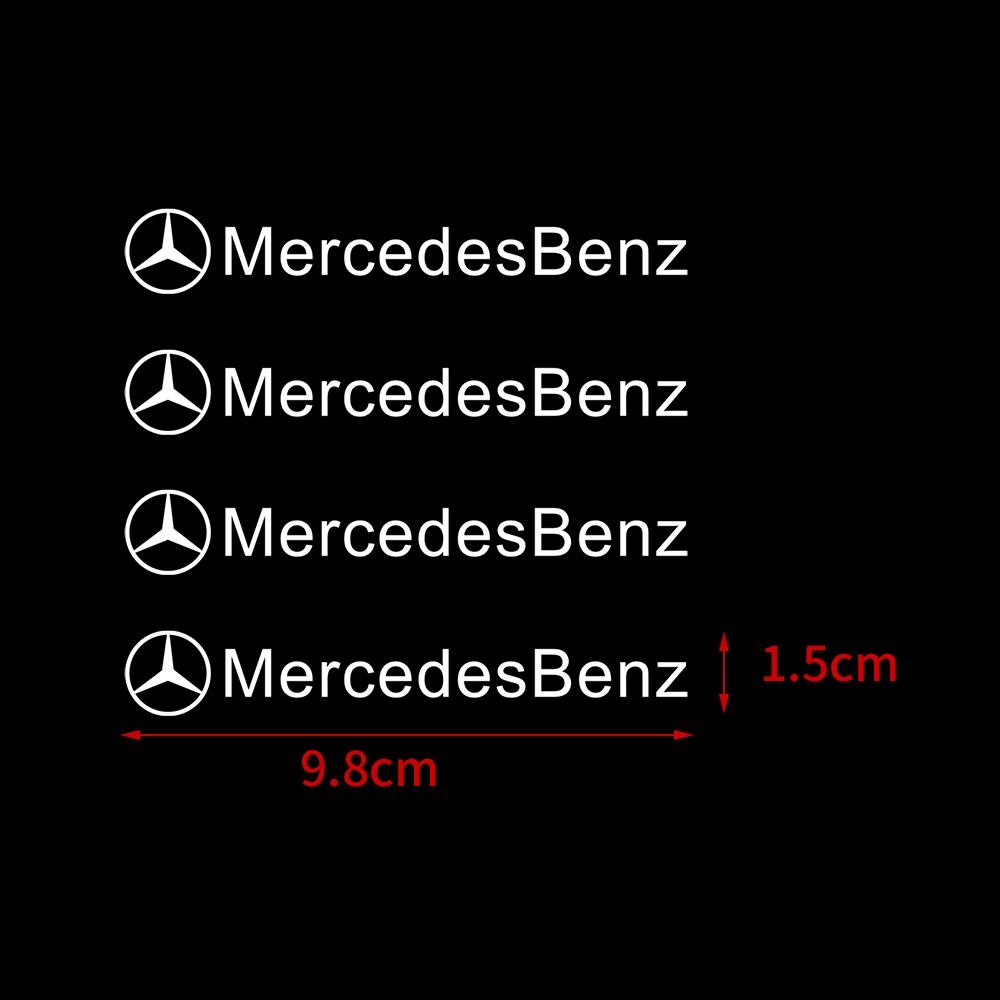 KKYOL1 4Pcs PVC Car Door Handle Stickers Body Waterproof Sticker For Mercedes benz Amg X156 W204 W205 W203 W211 W212 W169 GLC CLK CLA