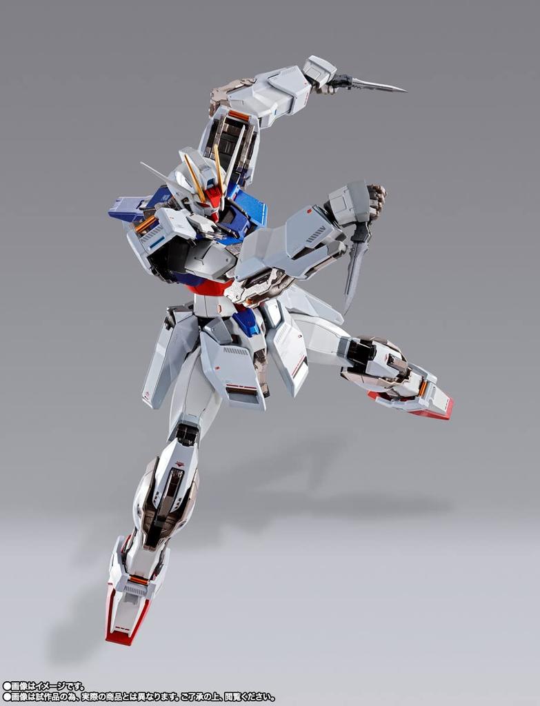METAL BUILD "Mobile Suit Gundam SEED" Strike Gundam -Heliopolis Rollout Ver. - приблизительно. 180 мм ABS и ПВХ, литая окрашенная подвижная фигурка