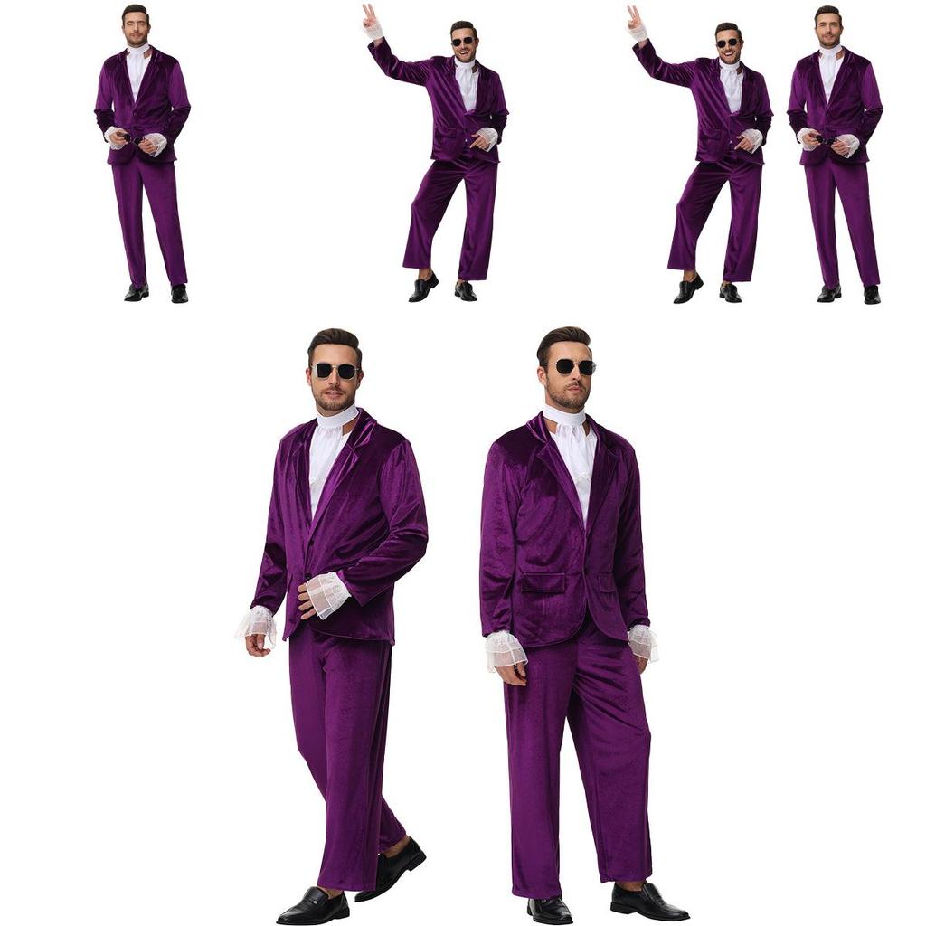 Костюм для косплея на Хэллоуин в винтажном хип-хоп стиле для взрослых и подростков