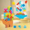 Wooden Young Children'S Camels Stacked High Stacked Music Color Cognition Three-Dimensional Russian Puzzle Building Block
