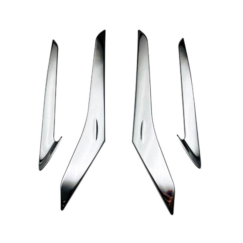 For Lexus RX 350 350h 450h+ 500h   2024 ABS Mirror Car Headlight Eyebrow Light Cover Trim Cover Trim 4Pcs Accessories