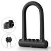 Motorbike U Lock Professional Safety Prevents Theft Steel Body Thickened Firm Portable Scooter Lock Cycling U Lock Black