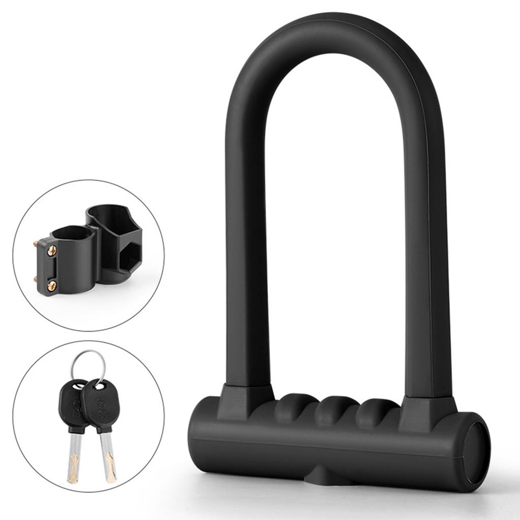 Motorbike U Lock Professional Safety Prevents Theft Steel Body Thickened Firm Portable Scooter Lock