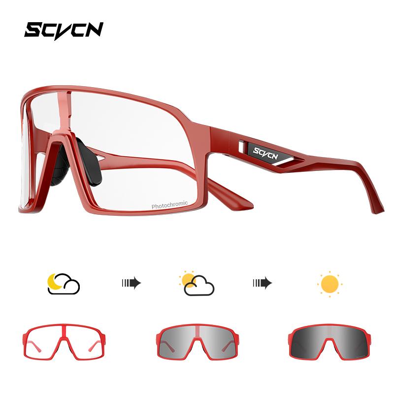 SCVCN Sale Photochromic Outdoor Cycling Sunglasses MTB Glasses Bike Cycling UV400 Glasses Men Women Road Bicycle Sports Eyewear 7
