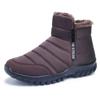 Модные мужские ботинки для снега, водонепроницаемые нескользящие ботинки для мужчин, повседневная теплая плюшевая обувь больших размеров для пар, обувь Chaussure Homme2024
