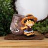 Japanese-Style Luffy Resin Pencil Holder - Cartoon Student Gift & Office Desk Ornament