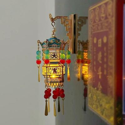 Пекинский Дворцовый музей Большой Дворец Геди Фонарь Холодильник Палочки Фонарь Светящийся Туризм Китайские Магниты на Холодильник
