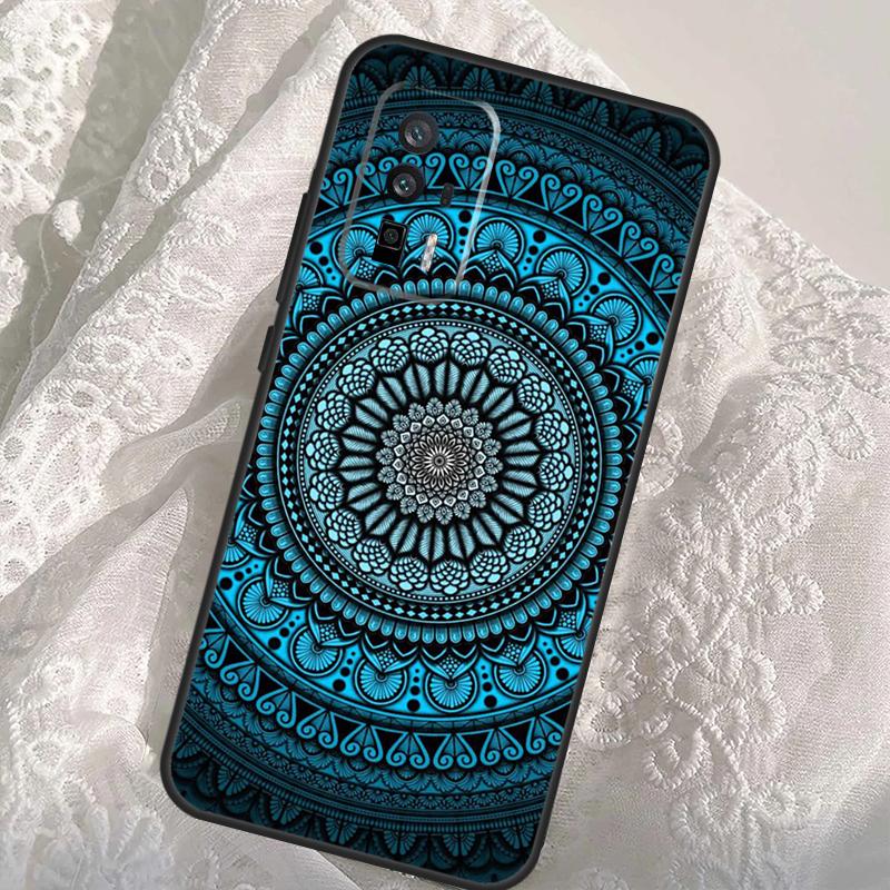 Чехол с цветочной мандалой для Xiaomi 14T Pro 13T 12T 11T 13 14 Ultra POCO X6 F6 Pro M6 X3 X5 M5s F3 F5