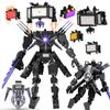 Moc Skibidi Toilet Builing Blocks Toy Titan Clock Man 2.0 Drill Man Titan TVMan Camerman Speakerman for Kids Boys Birthday Gifts