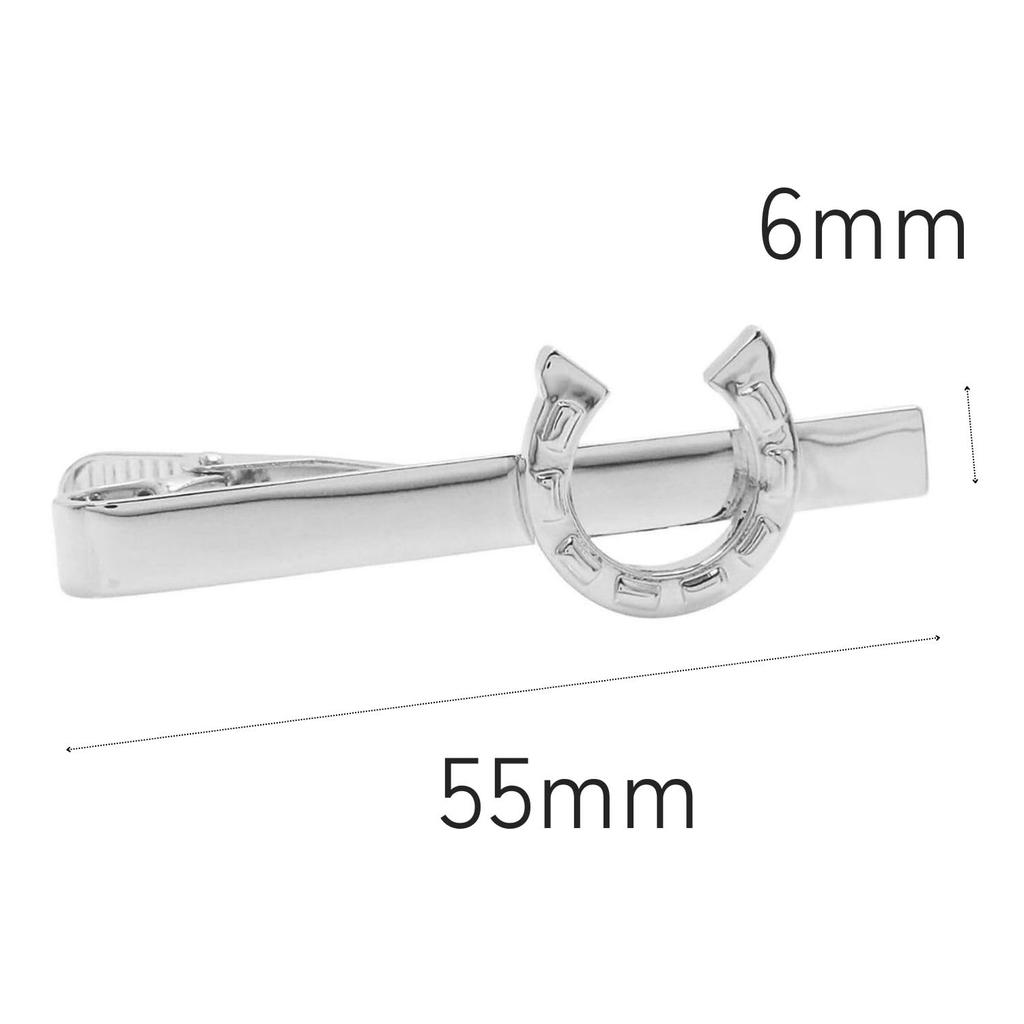 Horseshoe Lucky Charm Tie Clip Tie Bar Tie Pin n02033