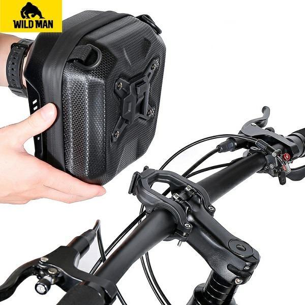 Etui do roweru WILDMAN E18 sakwa na ramę Czarna