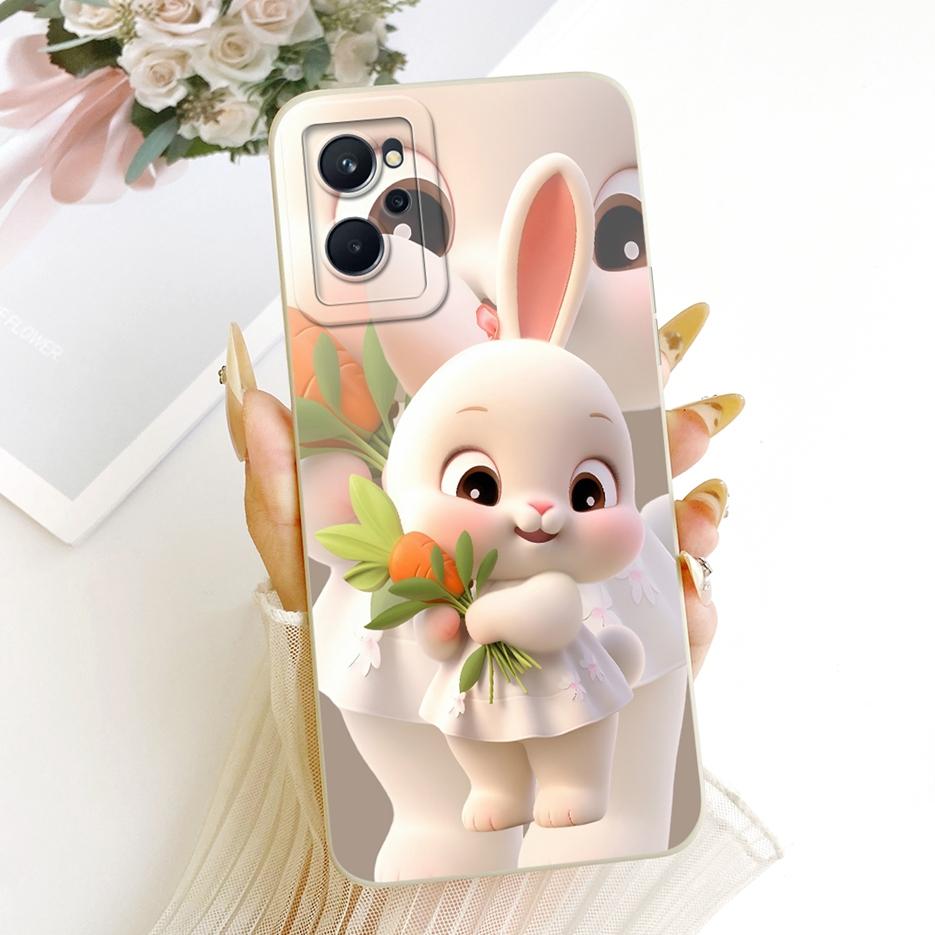 Чехол для Realme 9i 4G RMX3491 Милый Кот Утка Мультяшная Обложка Мягкий ТПУ Чехол для Телефона Для Realme 9i Realme9i 5G RMX3612 Задняя Крышка Coque