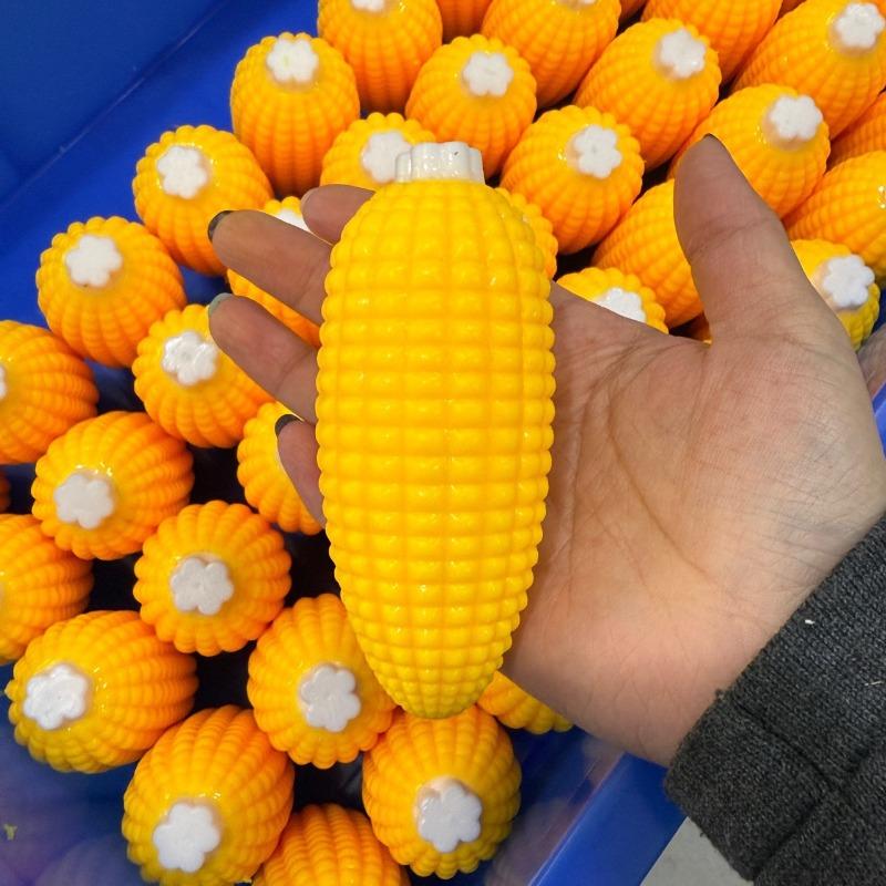 DIY Ручной Реалистичный Кукурузный Медленно Возвращающийся Сквиши, Супер Мягкая Игрушка-Антистресс С Внутренними Блоками Хрустящий Звук Для Снятия Стресса У Взрослых и Подарка