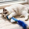 Интерактивная игрушка для кошек в виде птиц для погони, игрушка-дразнилка, звучащая игрушка с кошачьей мятой, игрушка-дразнилка для кошек, саморазвлечение, настенная игрушка для кошек в виде птиц