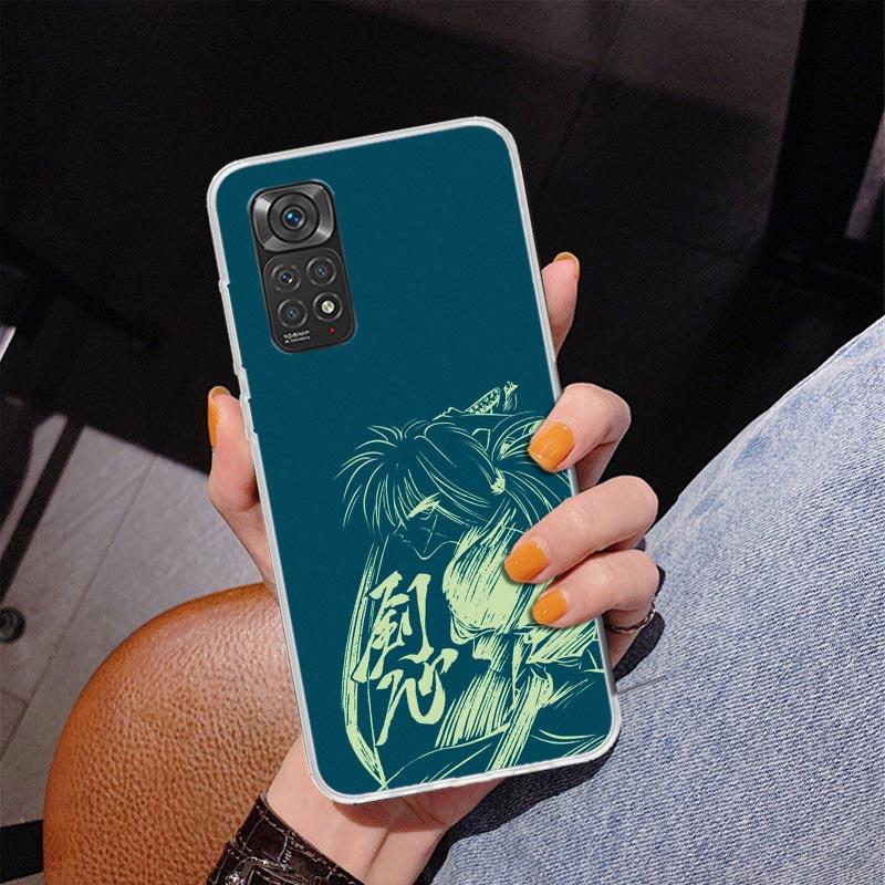Чехол для телефона с аниме Rurouni Kenshin для Xiaomi Redmi Note 15 14 13 12S 12 11 Pro Plus 14S 11S 11E 10 10S 11T 5G Персонализированный чехол