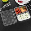 Disposable PP 3-Compartment Takeout Lunch Boxes