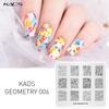 kads Геометрия 006, полоса, пластины для штамповки ногтей, шаблон для дизайна ногтей, маникюрные инструменты