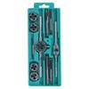 12Pcs Multifunction Tap and Die Set M6-M12 Metric Tap Die Wrench Set Tap and Die Tool Set for Cutting External Internal Threads