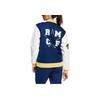 adidas Оригинальная Vrct FW24 Real Madrid модная удобная повседневная куртка с длинным рукавом унисекс куртка темно-синего цвета JF2589