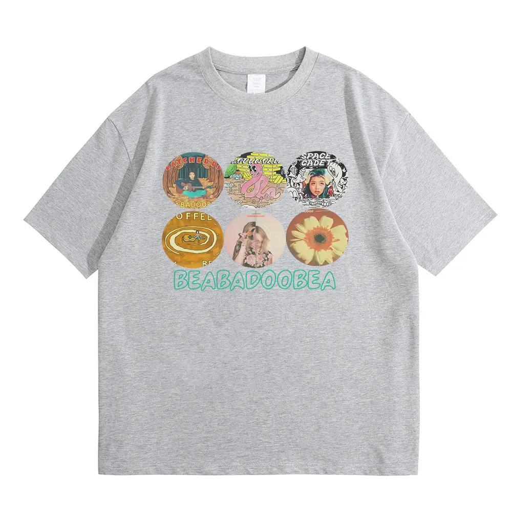 Beabadoobee Music Album Cover T-shirt Men Women Fashion Oversized Short Sleeve Tee Shirt Male Casual Vintage T Shirts Fans Gift