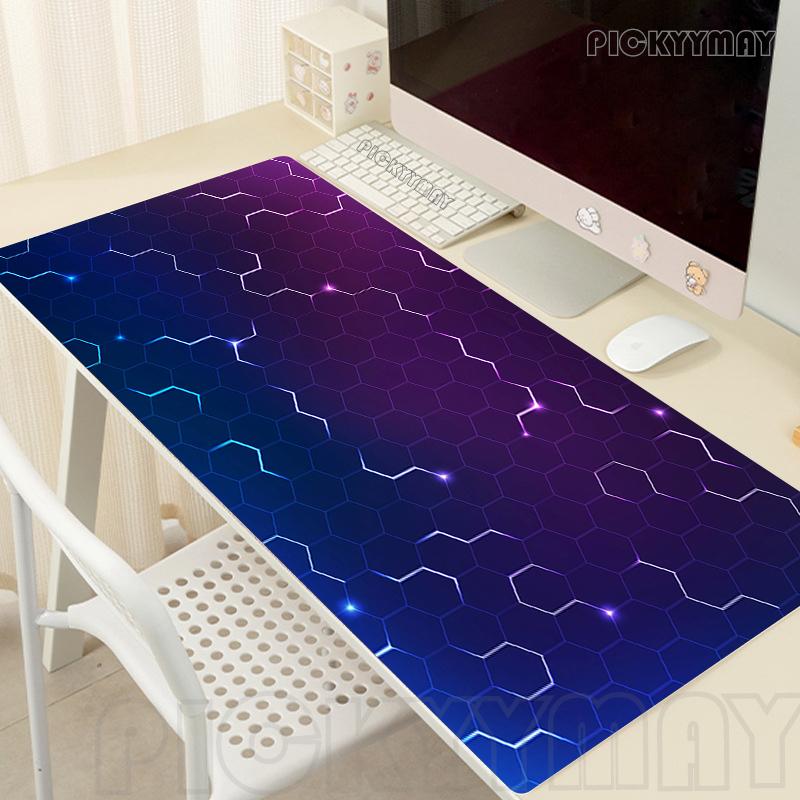Hexagon Mouse Pads Gaming Mousepad Gamer Mouse Mat Keyboard Mats Desk Pad Geometric Mousepads XXL xcm For Computer