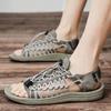 Beach Casual Men's Shoes and Personalized Handmade Style Design Outdoor Leisure Street Walking Summer Sandals New