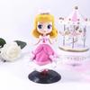 Q Posket Princess Snow White Aurora Cute Action Figure Ornament Model Toys Accessories Kids Charm Birthday Holiday Gifts