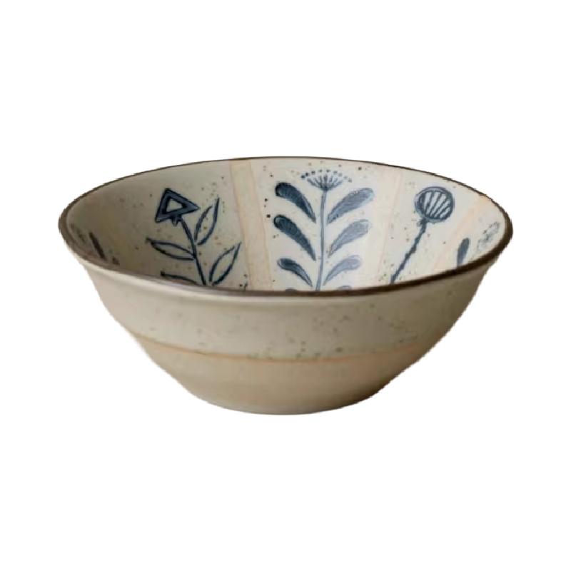 Creative Handmade Ceramic Vintage Rough Rice Dessert Breakfast Yogurt Oatmeal Bowls Eco-Friendly Dishwasher Safe Party Tableware