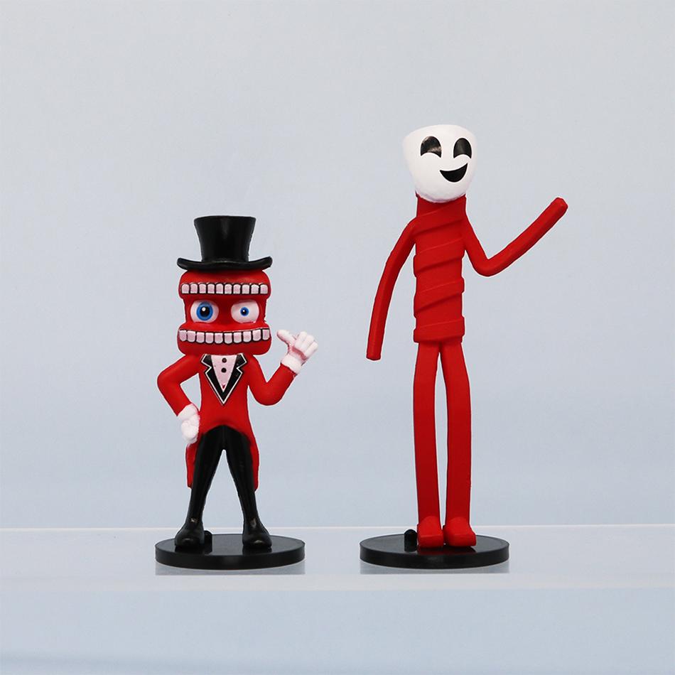 8 шт. - Удивительный Цифровой Цирк, Модель Игрушки, Хобби, Мультяшные Арт-Аксессуары, Подарок-Награда из Аниме для Детей, Мультяшное Украшение