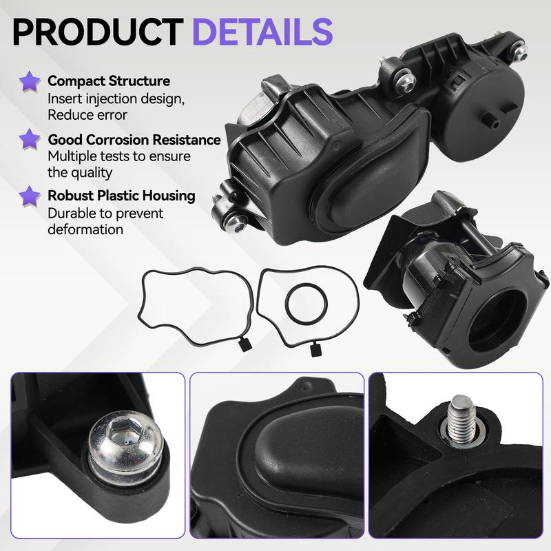 Car Engine Block Crankcase Oil Breather Valve 11127799225 11127799224 For BMW E46 330d E90 E91 E60 E61 530 7er X3 X5 11127799367