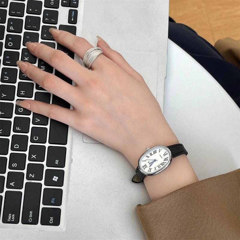 Женские кварцевые часы, роскошные овальные часы в форме тонна, винтажные римские цифры, золото, серебро, сталь, Orologio Reloj, женские наручные часы