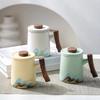 Chinese Style Ceramic Teapot Set with Infuser