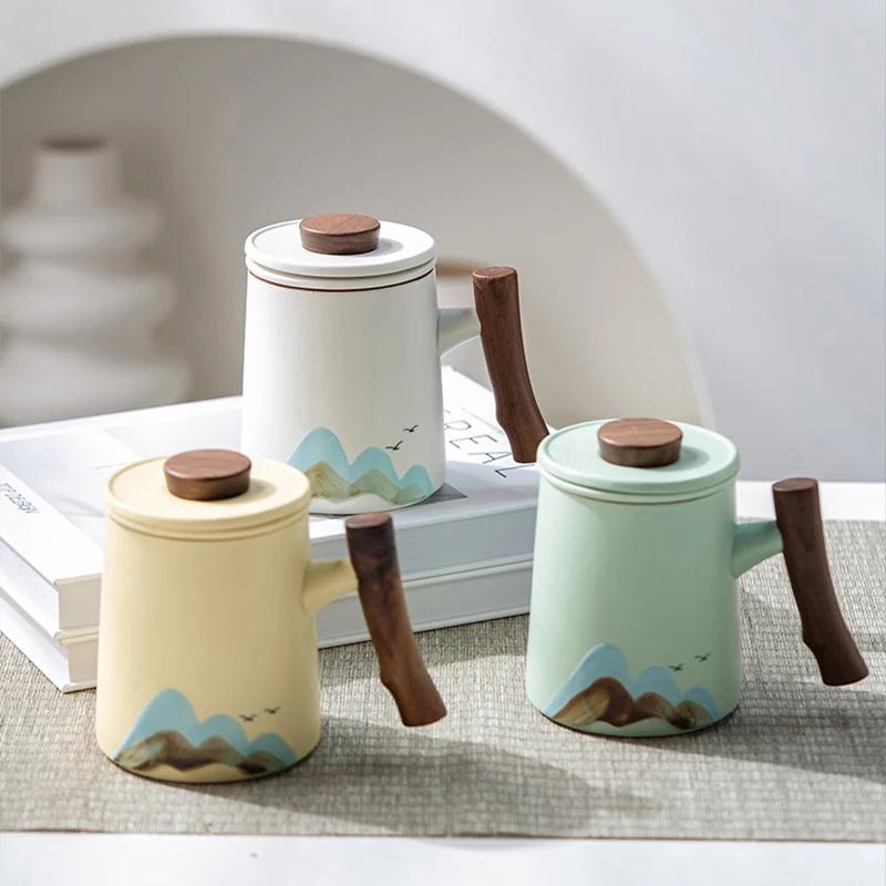 Chinese Style Ceramic Teapot Set with Infuser