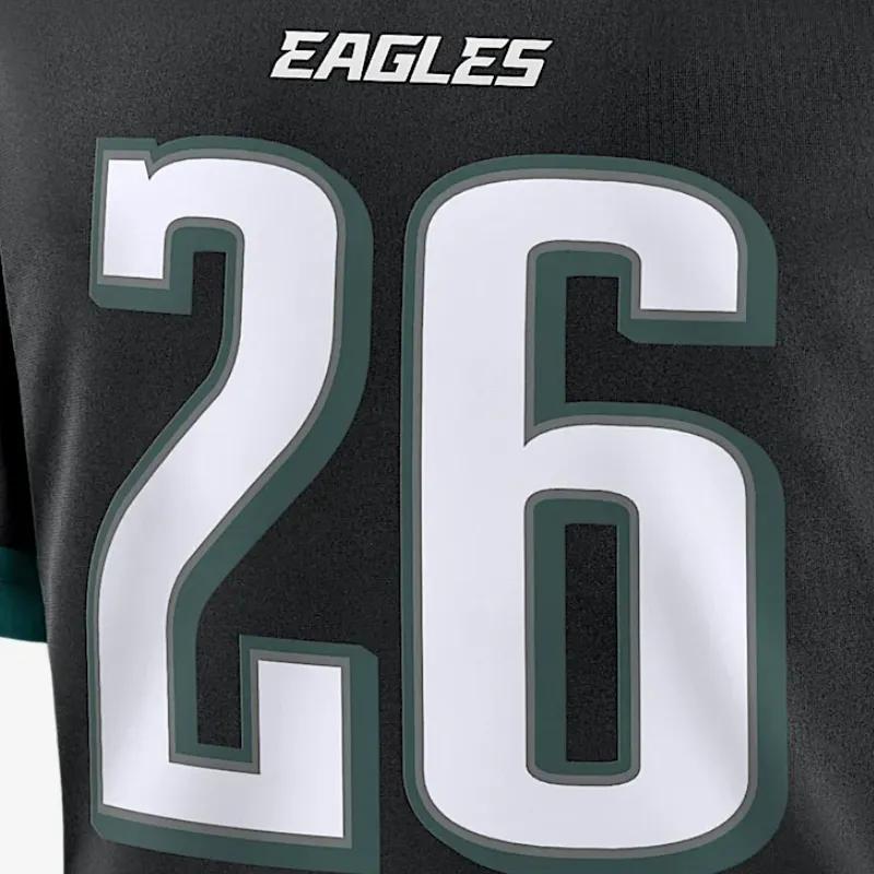Nike Saquon Barkley Philadelphia Eagles Men's Nike Nfl Game Jersey (Unisex) Soccer Jerseys 18162783 | Black