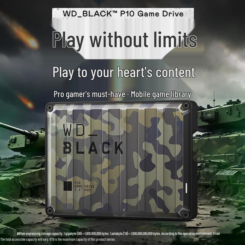 WD 5TB P10 Game Drive Portable External Hard Drive