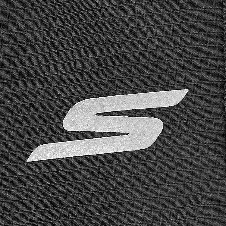 Skechers GODRI SS25 Влагоотводящие Быстросохнущие Дышащие Универсальные Повседневные Брюки Прямого Кроя Мужские низ Carbon-Black P225M067-0018
