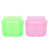 Коробка для ванны для зубных протезов, контейнер для замачивания, цветная коробка для хранения искусственных зубов с сетчатым фильтром