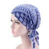 New Fashion Beanie Muslim Cancer Chemo Hat Printed Headwear Turban Hat Head Wrap Cap