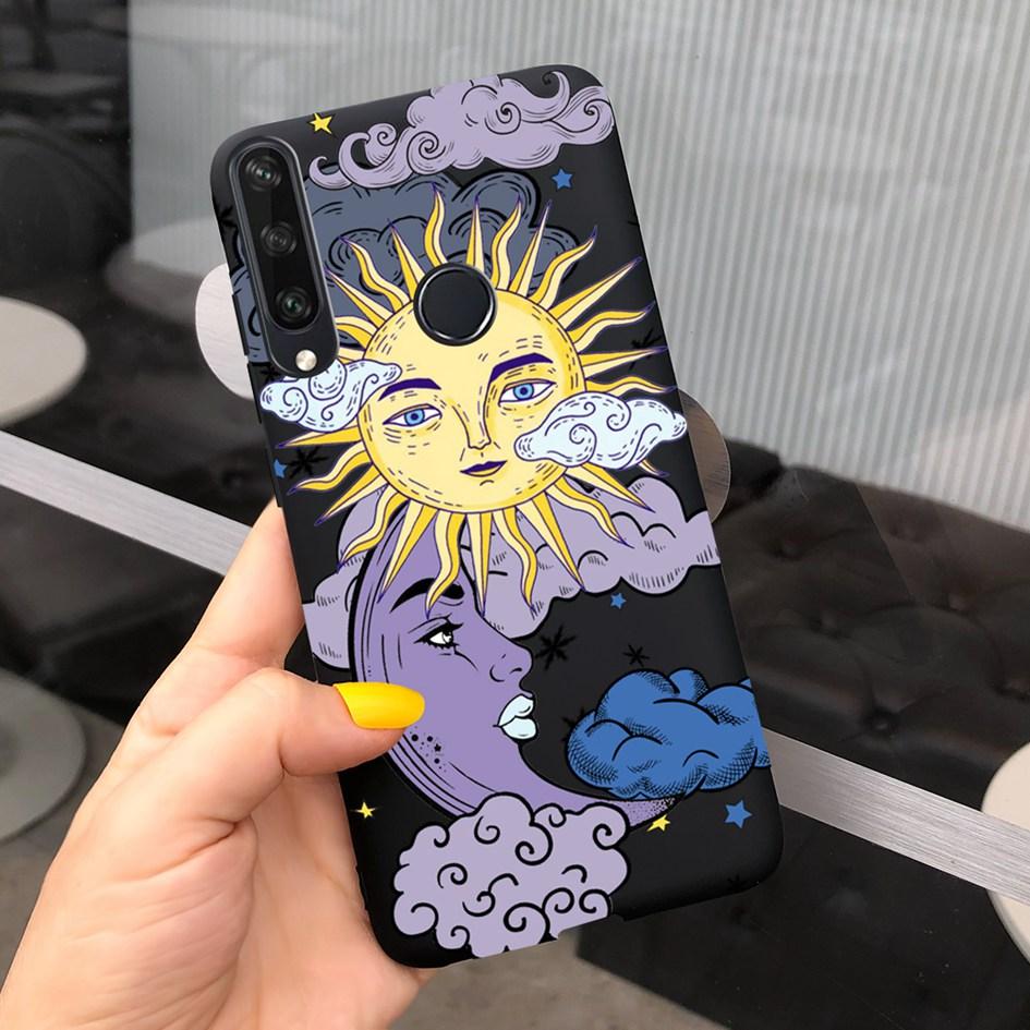 For Huawei Y6P Y7P Case 2020 New Fashion Butterfly Flower Painted Phone Cover For Huawei Y7P Funda Y 7P Y 6P HuaweiY6P Soft Capa