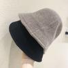 Fashion Women Winter Knitted Thicken Autumn Bucket Hat Warm Hats Felt Wool Hat Fishing Cap