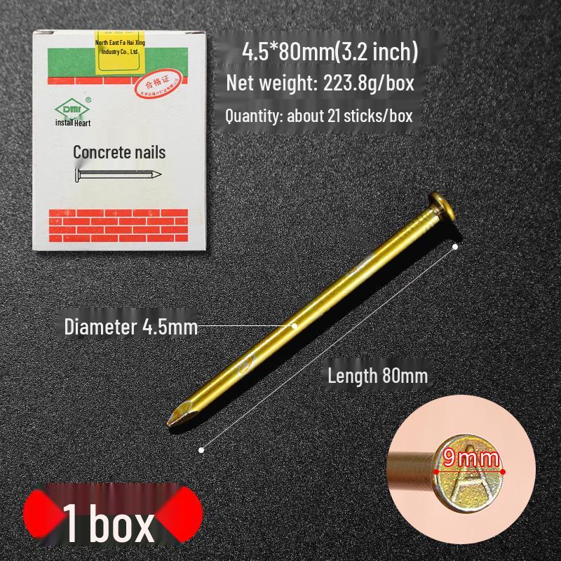 Длинные цементные, стальные и железные гвозди для стен и деревообработки