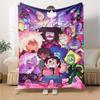 Steven Universo Print Flannel Blanket High Quality Warm Comfortable Cover for All Seasons Perfect for Gifts Home Decor