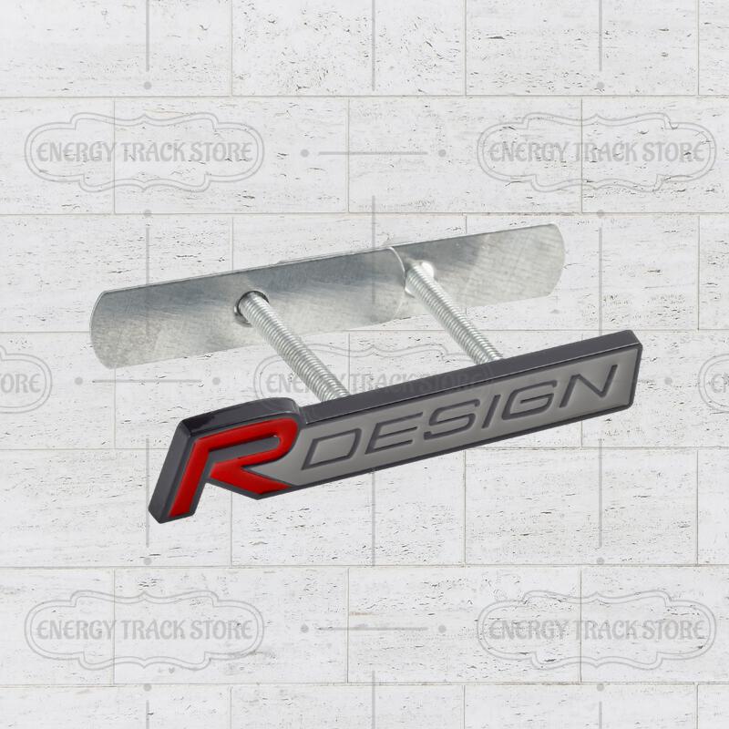 Car Sticker R Design Logo Front Grille Emblem Side Fender Rear Trunk Badge For Volvo V60 S40 S60 XC40 XC60 XC90 V90 V70 XC70 C70