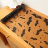 Halloween Spider Web Tulle Roll with Bat Print  Scary Party Supplies DIY Table Decoration Craft Ribbon for Halloween Decoration